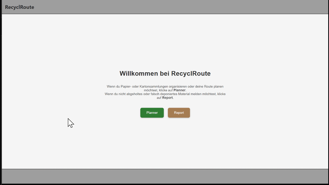 Startseite Planer